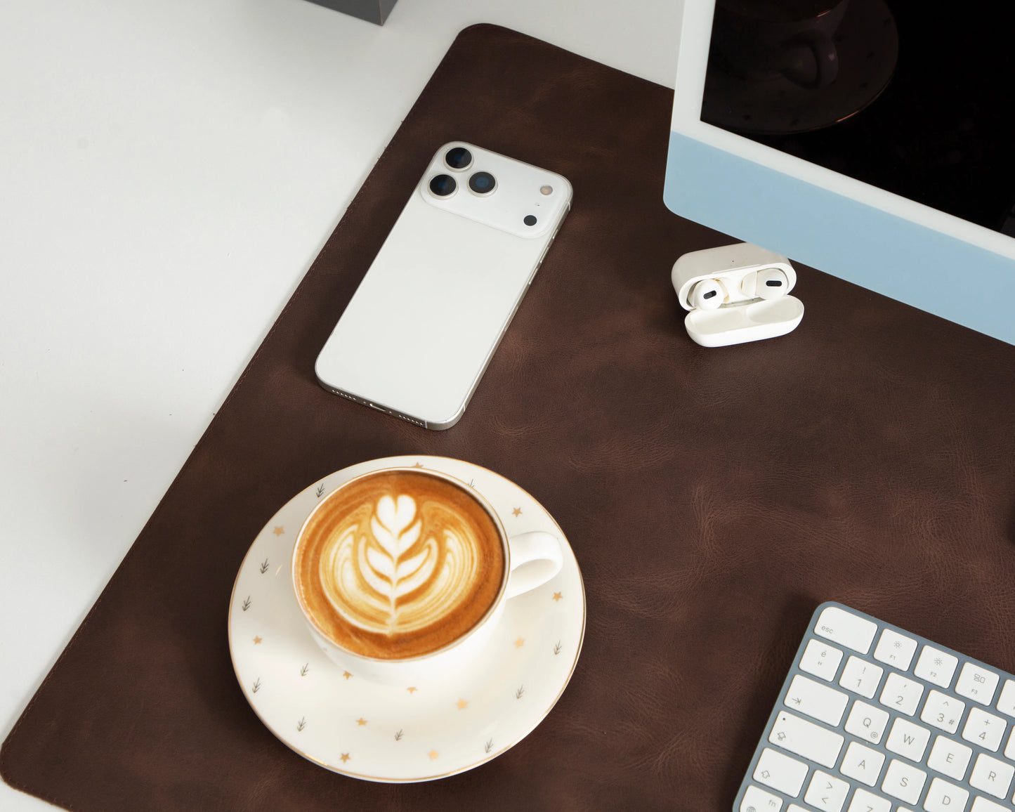 Single Layer Leather Desk Mat Large Size