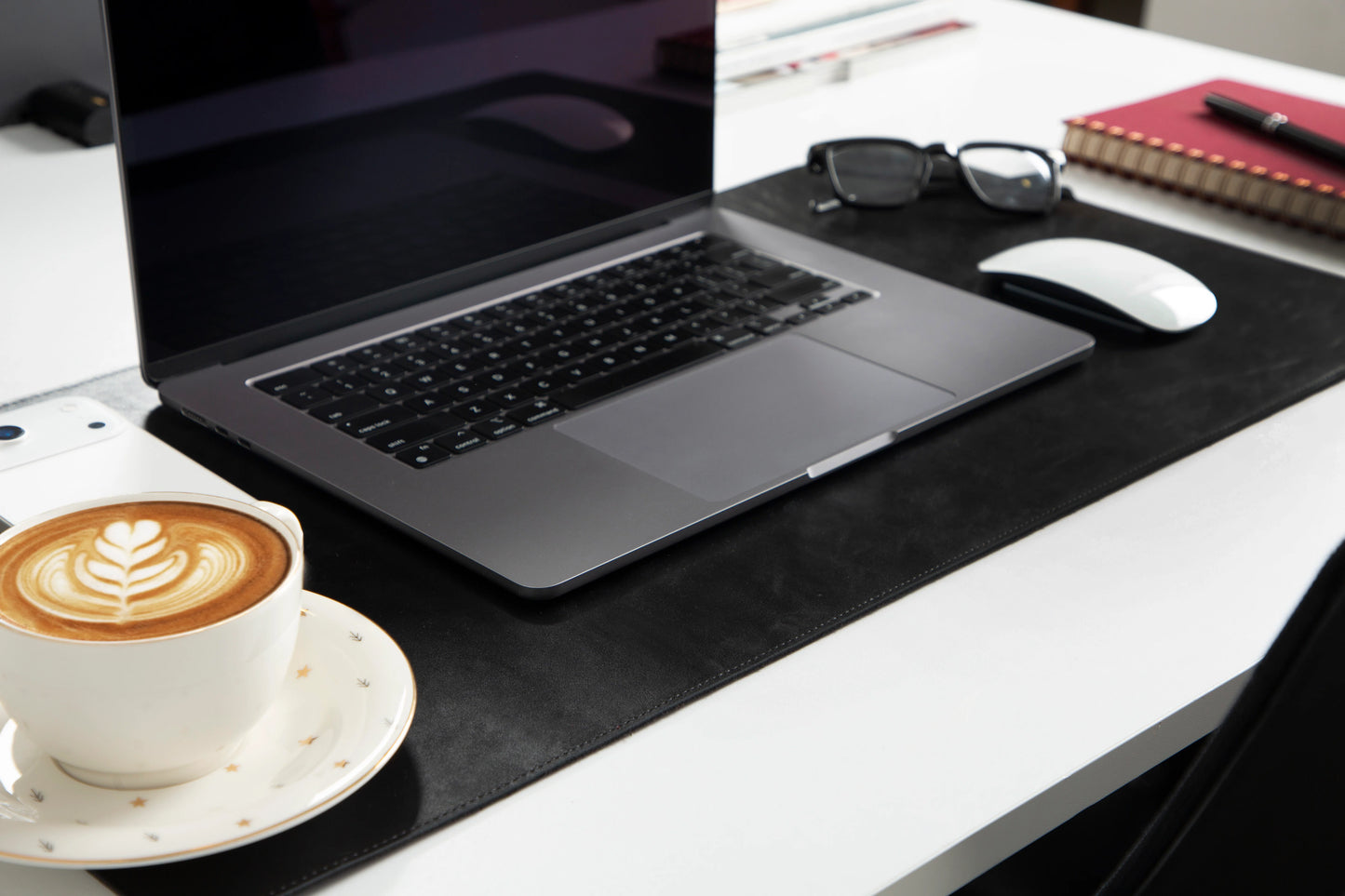 Single Layer Leather Desk Mat Small Size