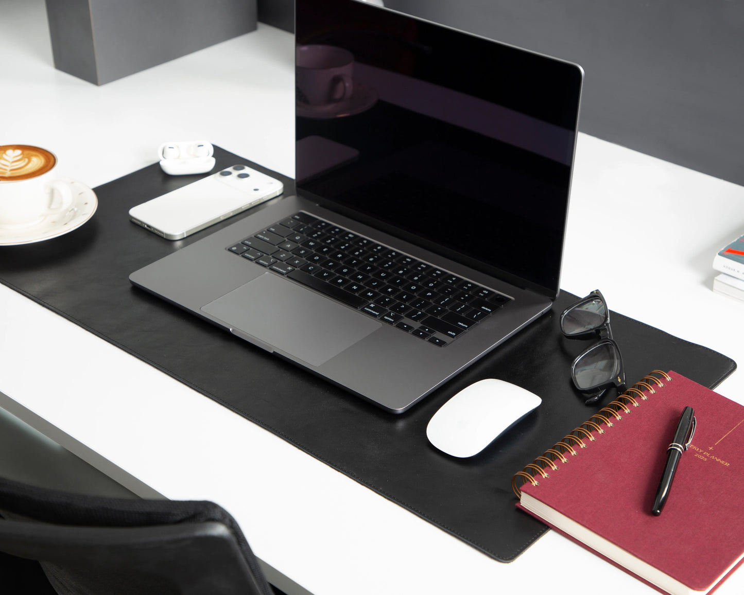 Single Layer Leather Desk Mat Small Size