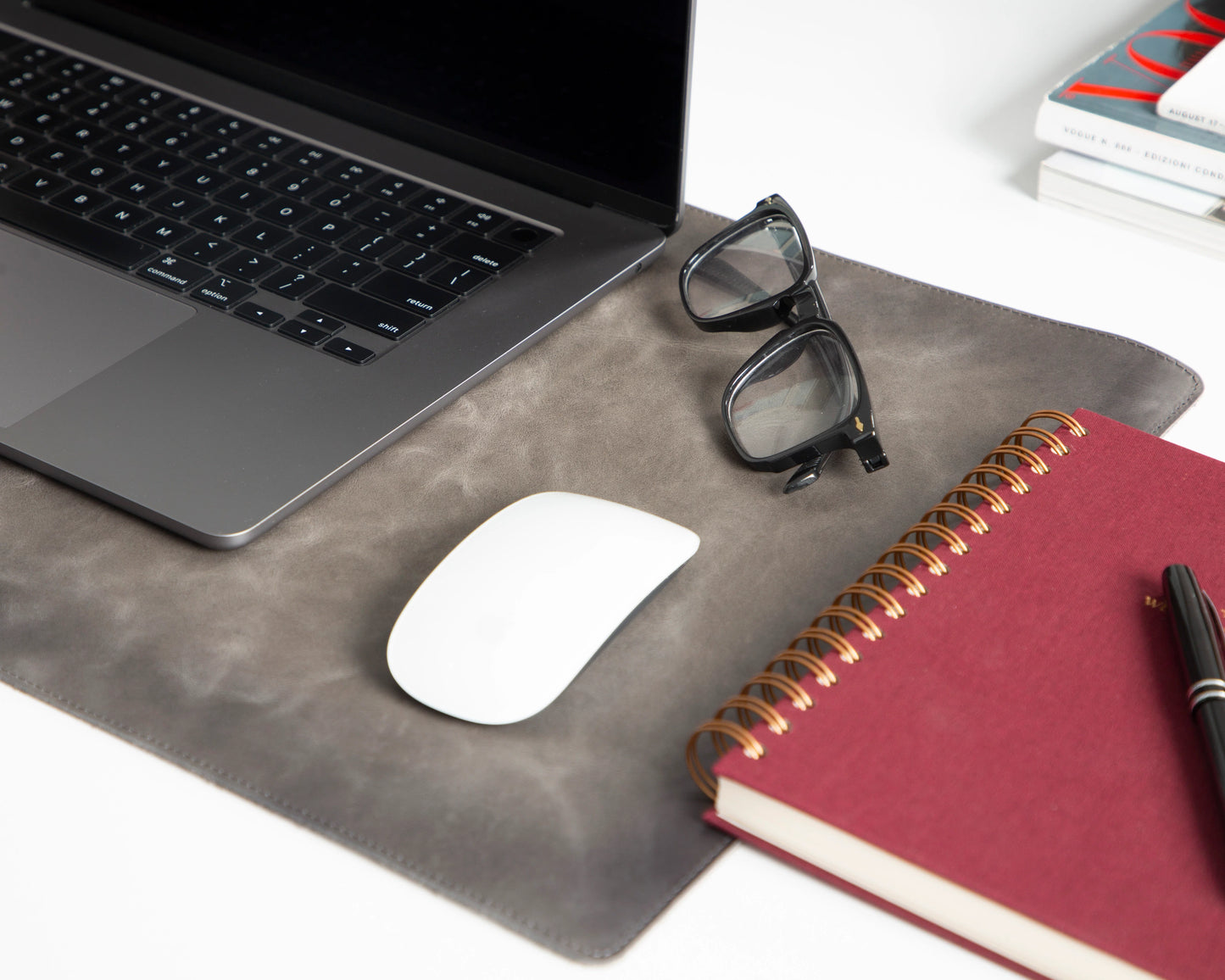Single Layer Leather Desk Mat Small Size