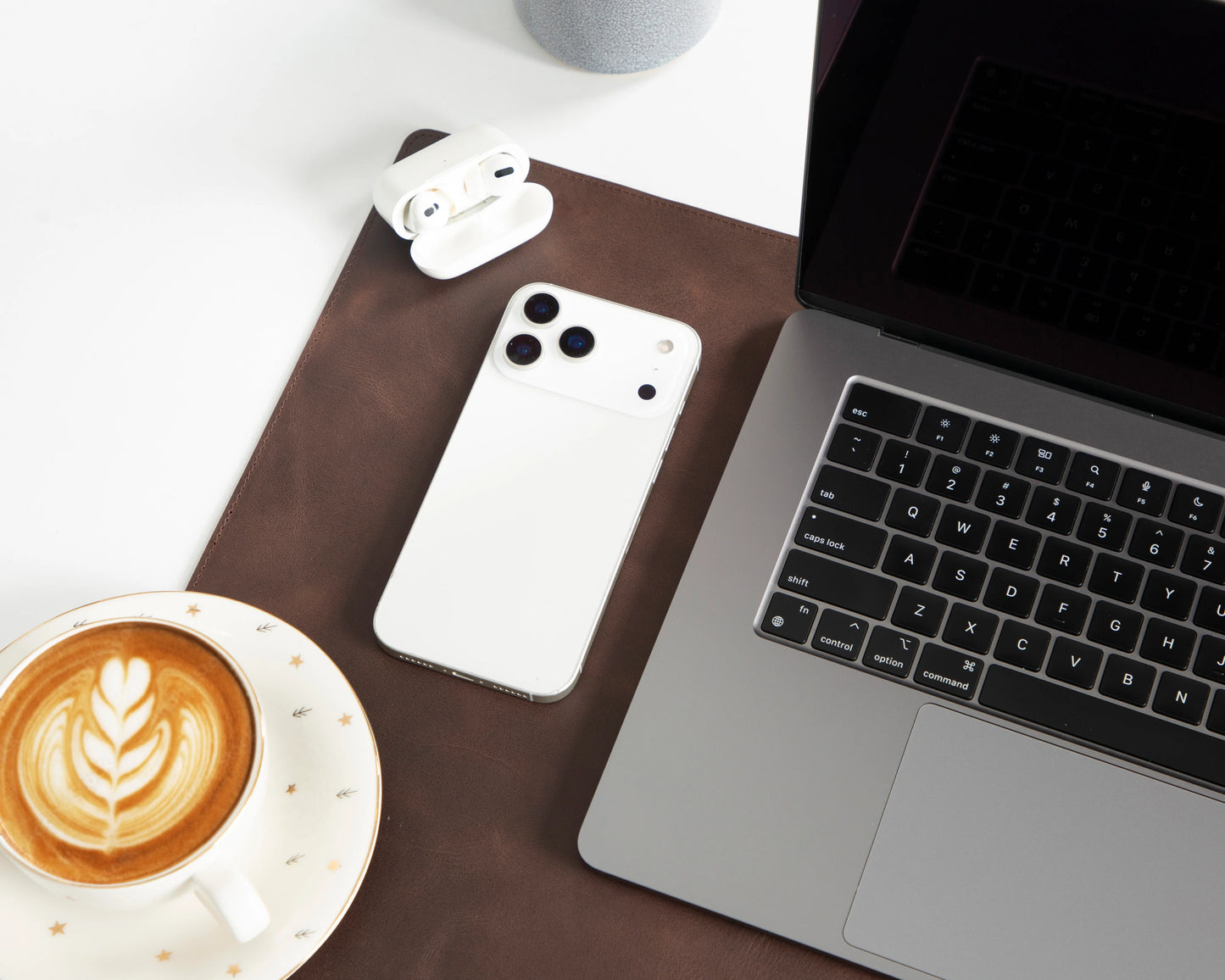 Single Layer Leather Desk Mat Small Size