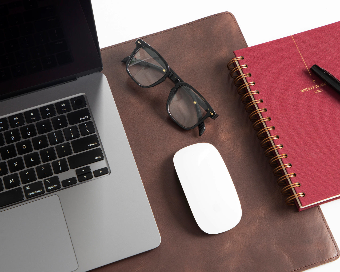 Single Layer Leather Desk Mat Small Size