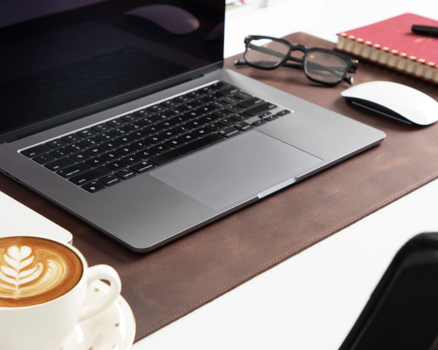 Single Layer Leather Desk Mat Small Size