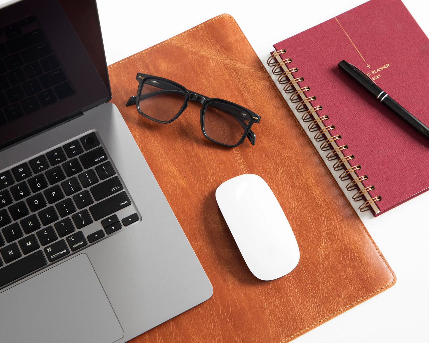 Single Layer Leather Desk Mat Small Size