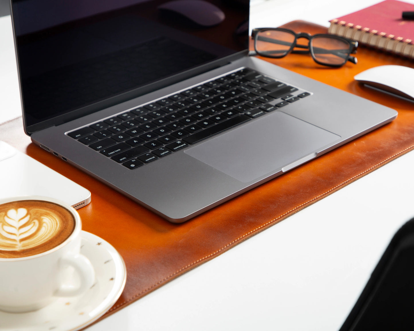 Single Layer Leather Desk Mat Small Size