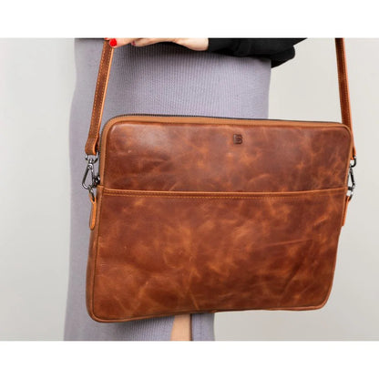 Hamilton Slim Leather Laptop Bag – 14 & 16 Inch
