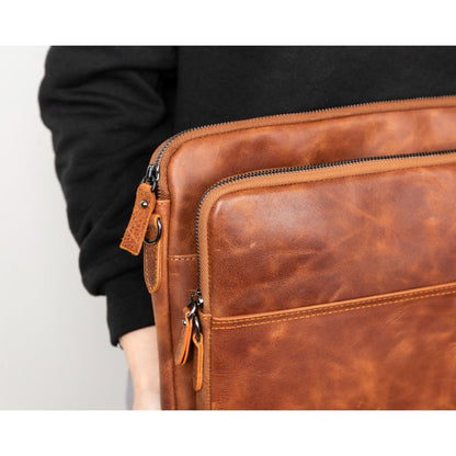 Hamilton Slim Leather Laptop Bag – 14 & 16 Inch