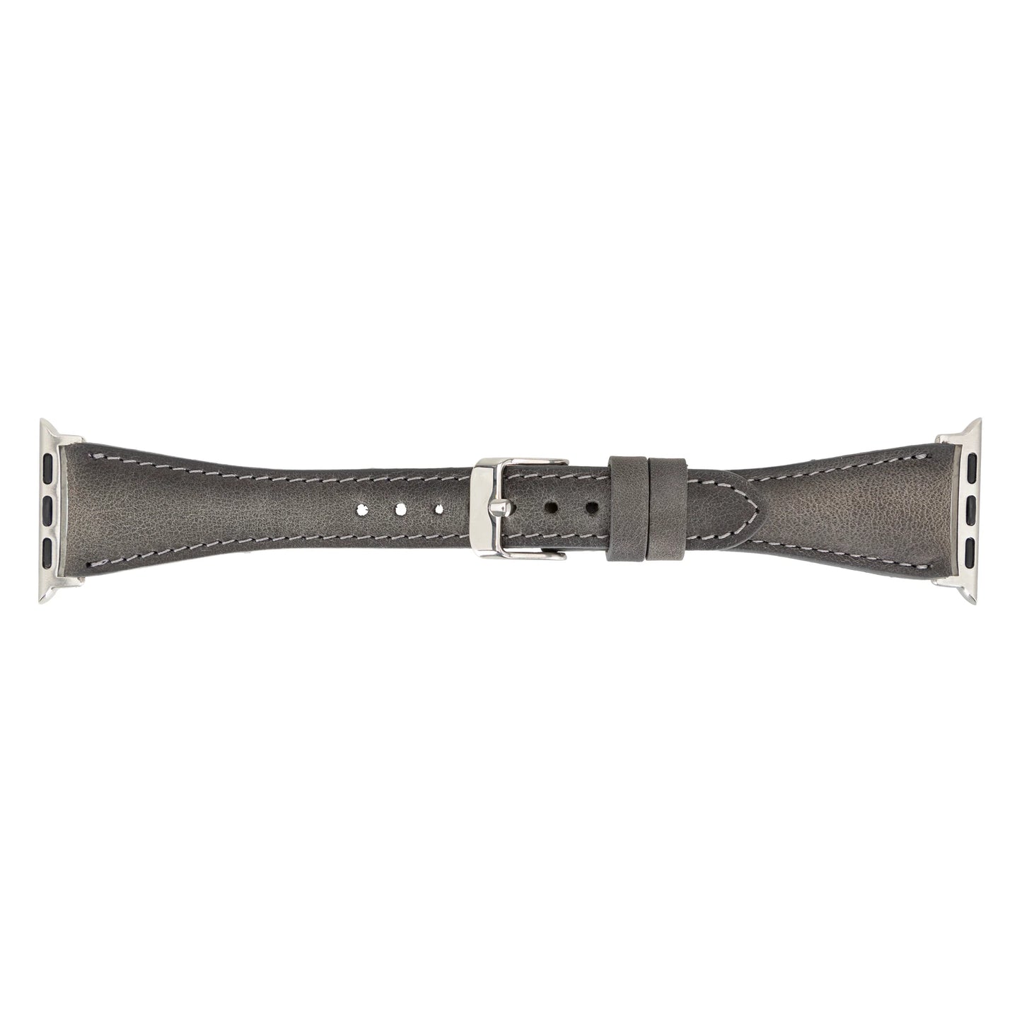 Leather Apple Watch Bands - Clasic Slim Style BRN7