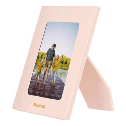 Glowix Leather Photo Frame – 15 × 10 cm Photo Area