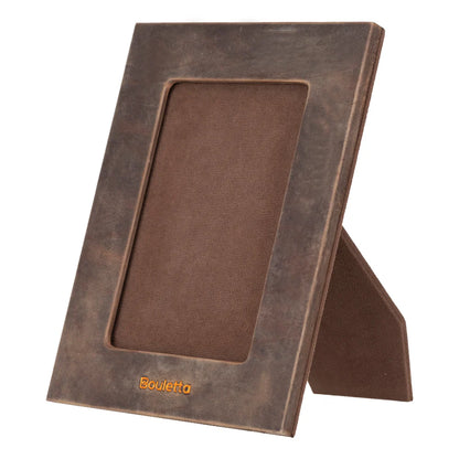 Glowix Leather Photo Frame – 15 × 10 cm Photo Area