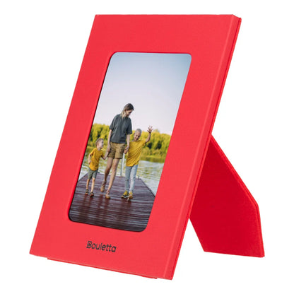 Glowix Leather Photo Frame – 15 × 10 cm Photo Area