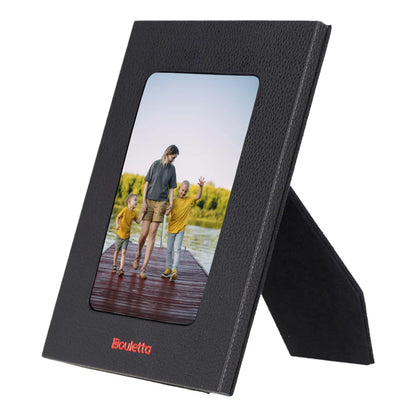 Glowix Leather Photo Frame – 15 × 10 cm Photo Area