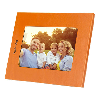 Glowix Leather Photo Frame – 15 × 10 cm Photo Area