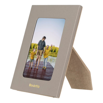 Glowix Leather Photo Frame – 15 × 10 cm Photo Area