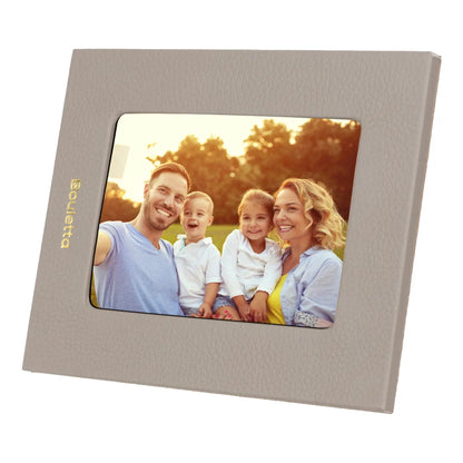 Glowix Leather Photo Frame – 15 × 10 cm Photo Area