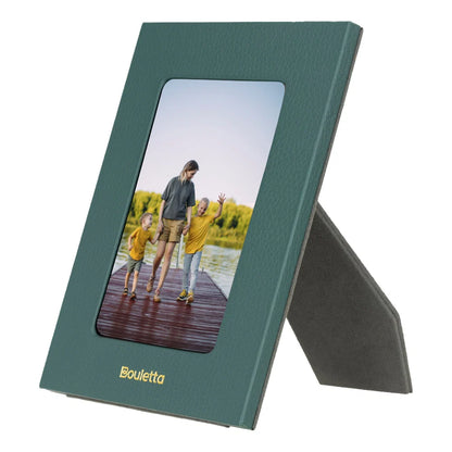 Glowix Leather Photo Frame – 15 × 10 cm Photo Area