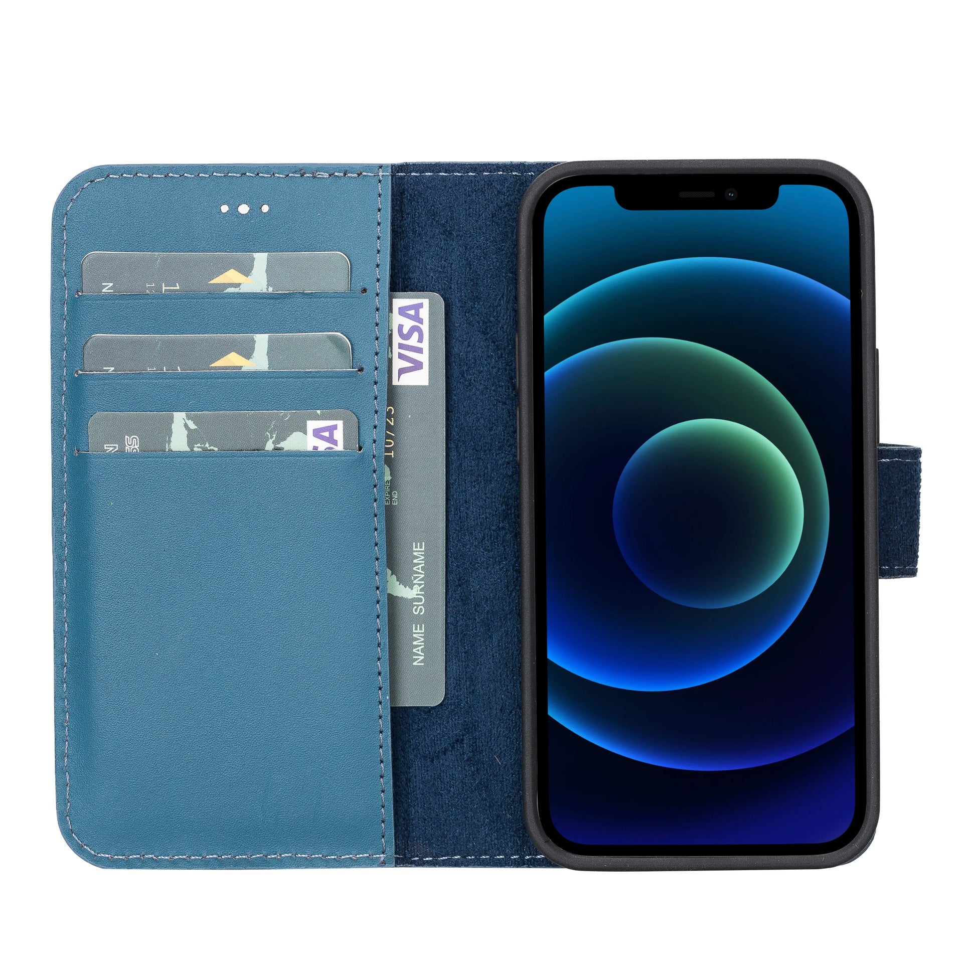 Apple iPhone 13 Series Detachable Leather Case RFID/ MWW iPhone 13 6.1" / RST2EF