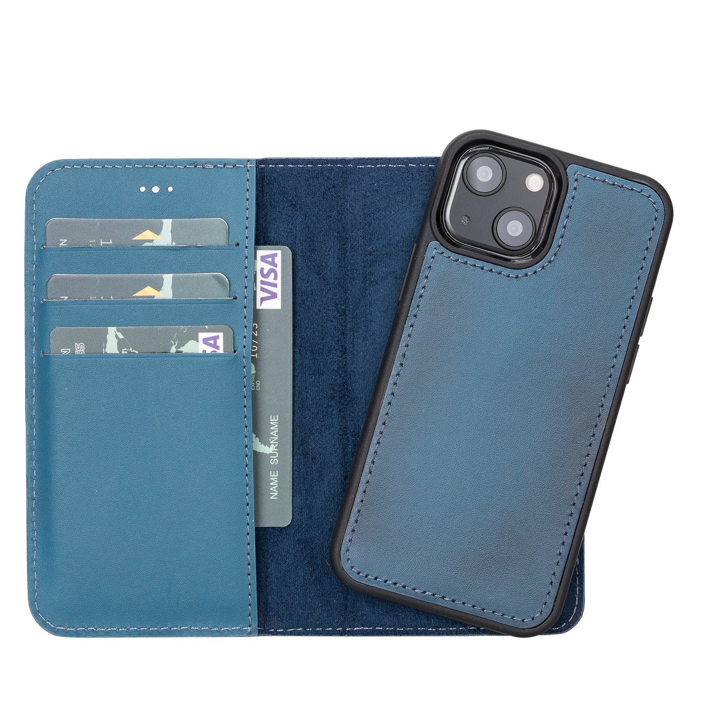 Apple iPhone 13 Series Detachable Leather Case RFID/ MWW iPhone 13 6.1" / RST2EF