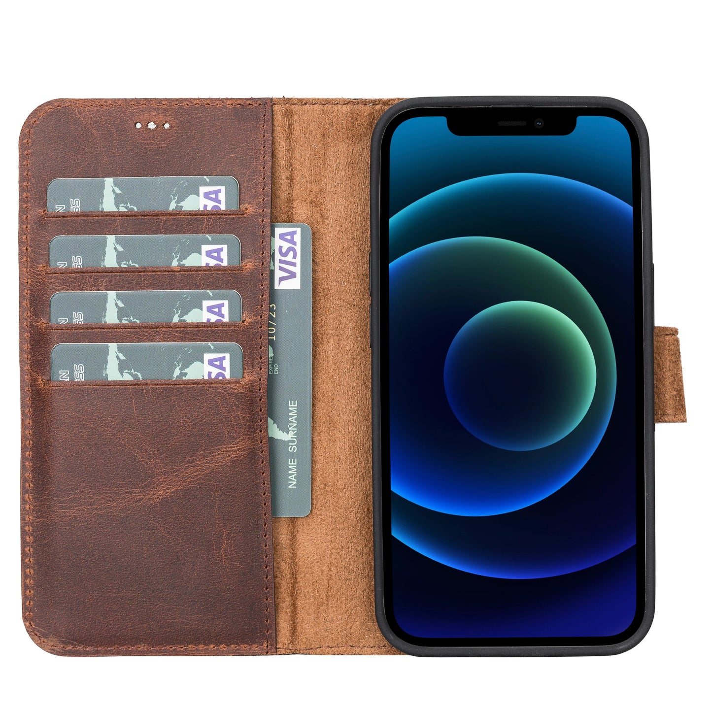 Apple iPhone 13 Series Detachable Leather Case RFID/ MWW iPhone 13 6.1" / RST2EF