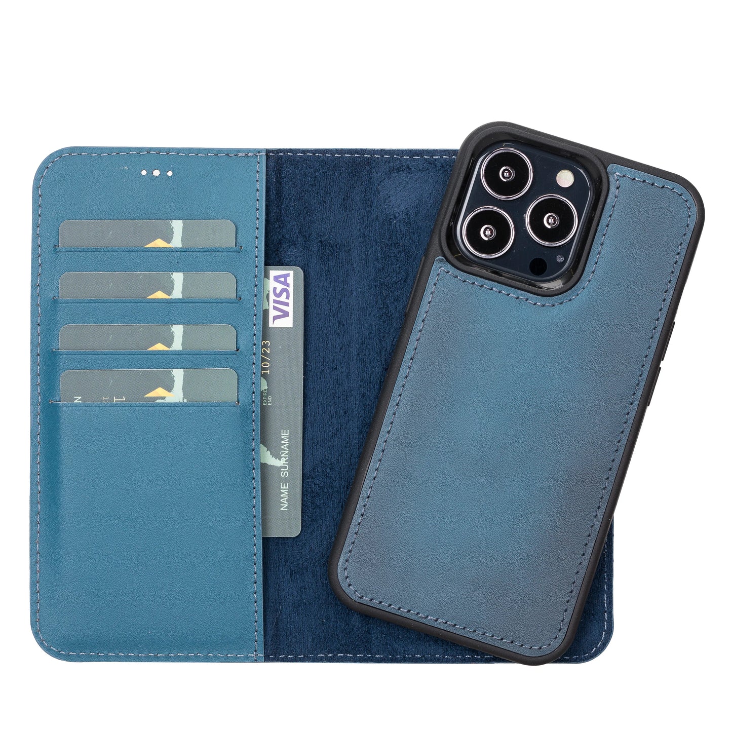 Apple iPhone 13 Series Detachable Leather Case RFID/ MWW iPhone 13 6.1" / RST2EF