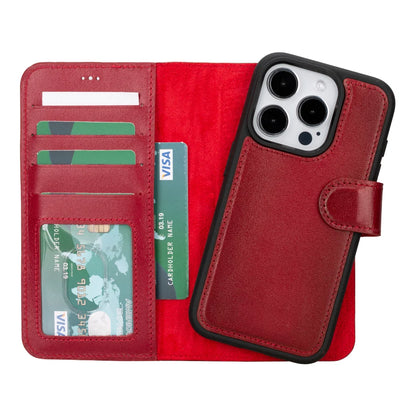 Magic iPhone 16 Pro Detachable Leather Wallet Case – Expanded Palette