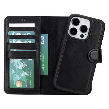 Magic iPhone 16 Pro Max Detachable Leather Wallet Case – Expanded Palette
