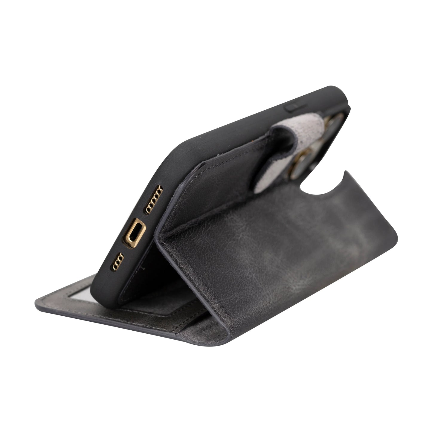 Magic iPhone 16 Pro Max Leather Detachable Wallet Case