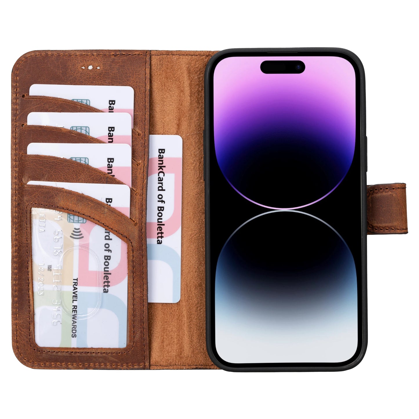 Magic iPhone 16 Leather Detachable Wallet Case