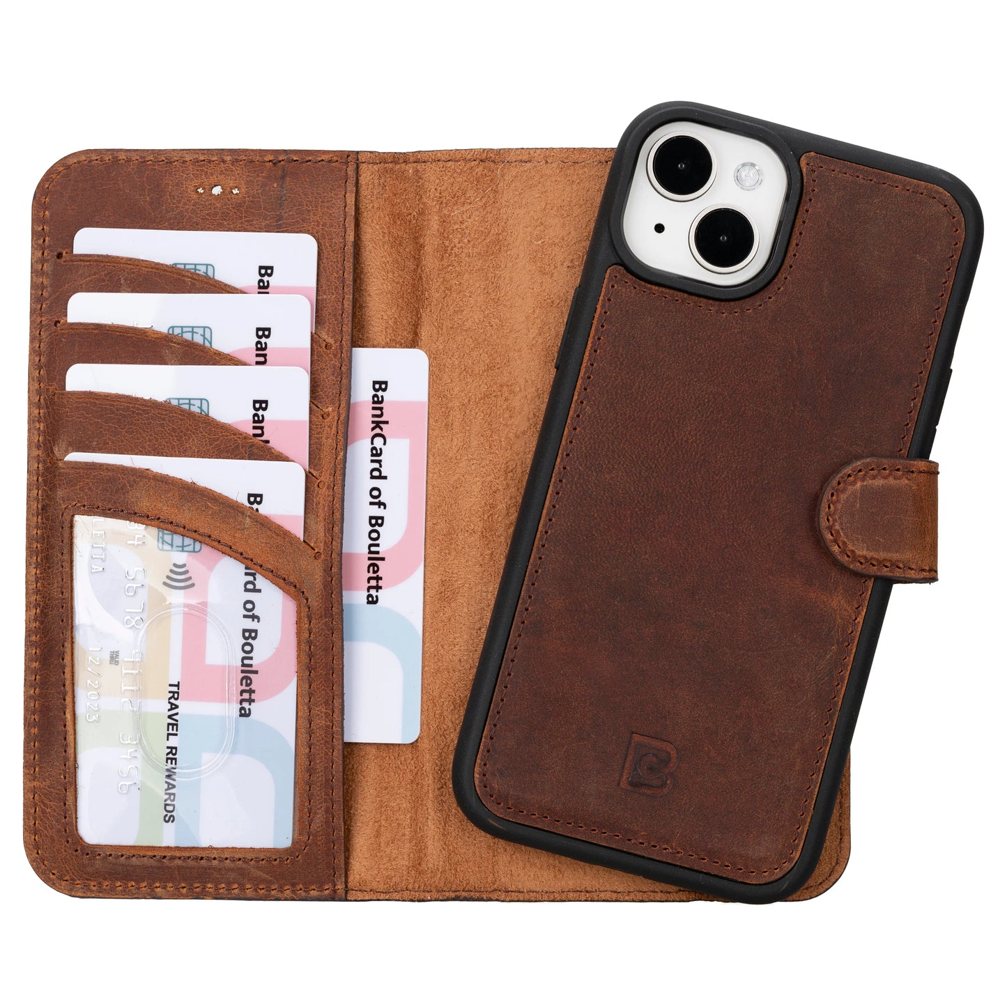 Magic iPhone 16 Leather Detachable Wallet Case