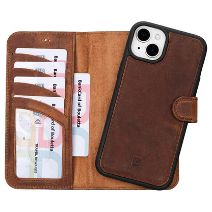 Magic iPhone 16 Detachable Leather Wallet Case – Core Palette