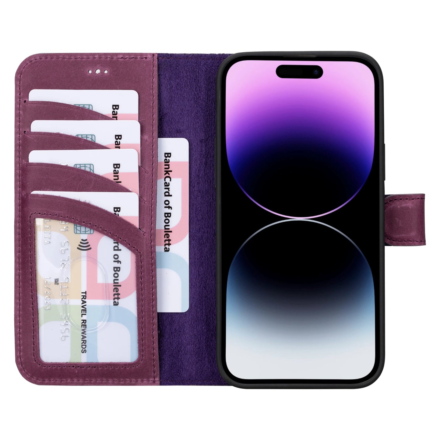 Magic iPhone 16 Leather Detachable Wallet Case