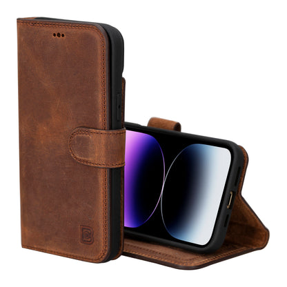 Magic iPhone 16 Detachable Leather Wallet Case – Core Palette