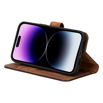 Magic iPhone 16 Plus Detachable Leather Wallet Case – Core Palette