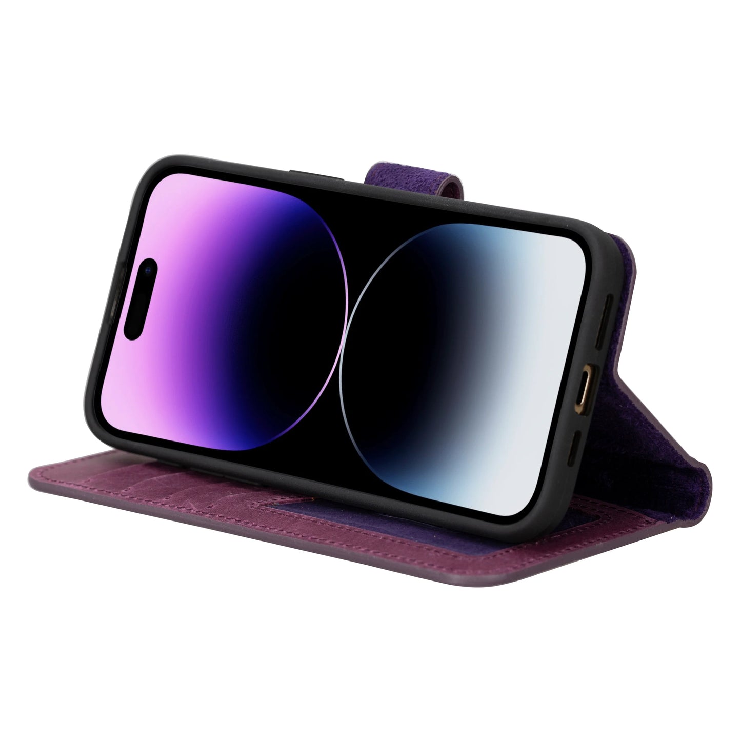 Magic iPhone 16 Leather Detachable Wallet Case
