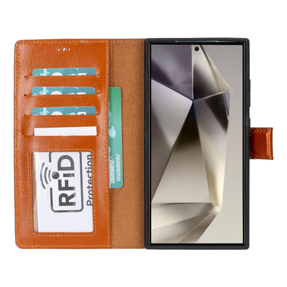 Magic Samsung Galaxy S24 Ultra Detachable Leather Wallet Case – Core Palette