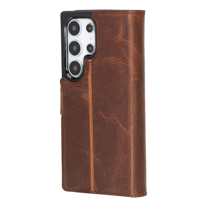 Magic Samsung Galaxy S24 Ultra Detachable Leather Wallet Case – Core Palette