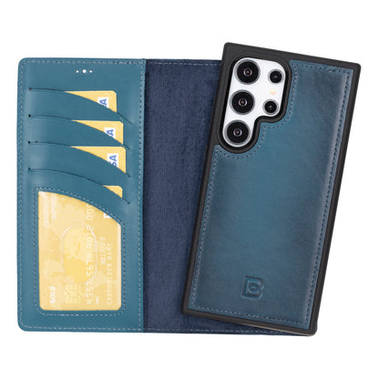 Magic Samsung Galaxy S24 Ultra Detachable Leather Wallet Case – Expanded Palette