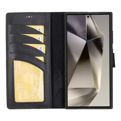 Magic Samsung Galaxy S24 Ultra Detachable Leather Wallet Case – Expanded Palette