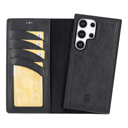 Magic Samsung Galaxy S24 Ultra Detachable Leather Wallet Case – Expanded Palette