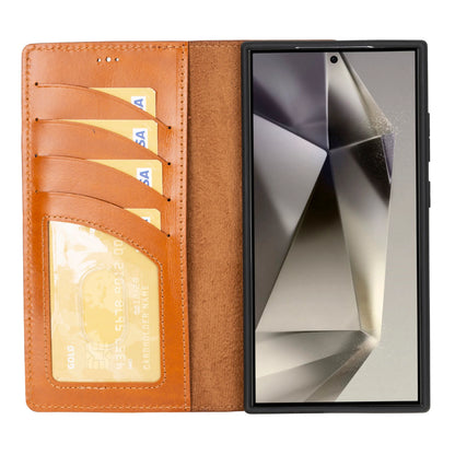 Magic Samsung Galaxy S24 Ultra Detachable Leather Wallet Case – Expanded Palette