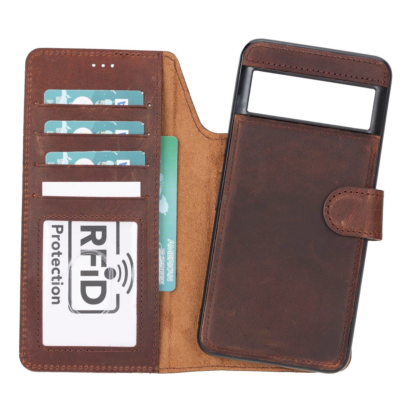 Magic Google Pixel 10 Pro Leather Detachable Wallet Case