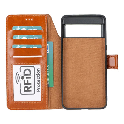 Magic Google Pixel 8 Detachable Leather Wallet Case