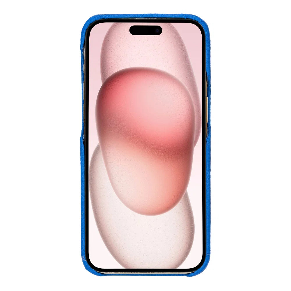 Bouletta Apple iPhone 15 Series Full Leather Coating Back Cover