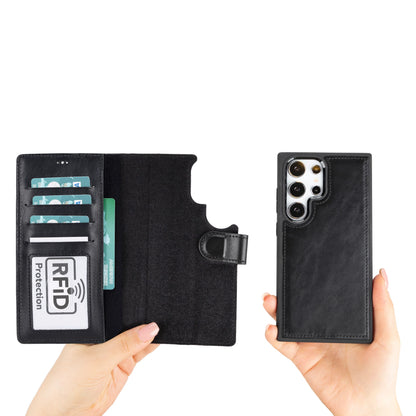 Magic Samsung Galaxy S24 Ultra Detachable Leather Wallet Case – Core Palette