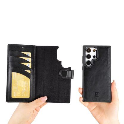 Magic Samsung Galaxy S24 Ultra Detachable Leather Wallet Case – Expanded Palette