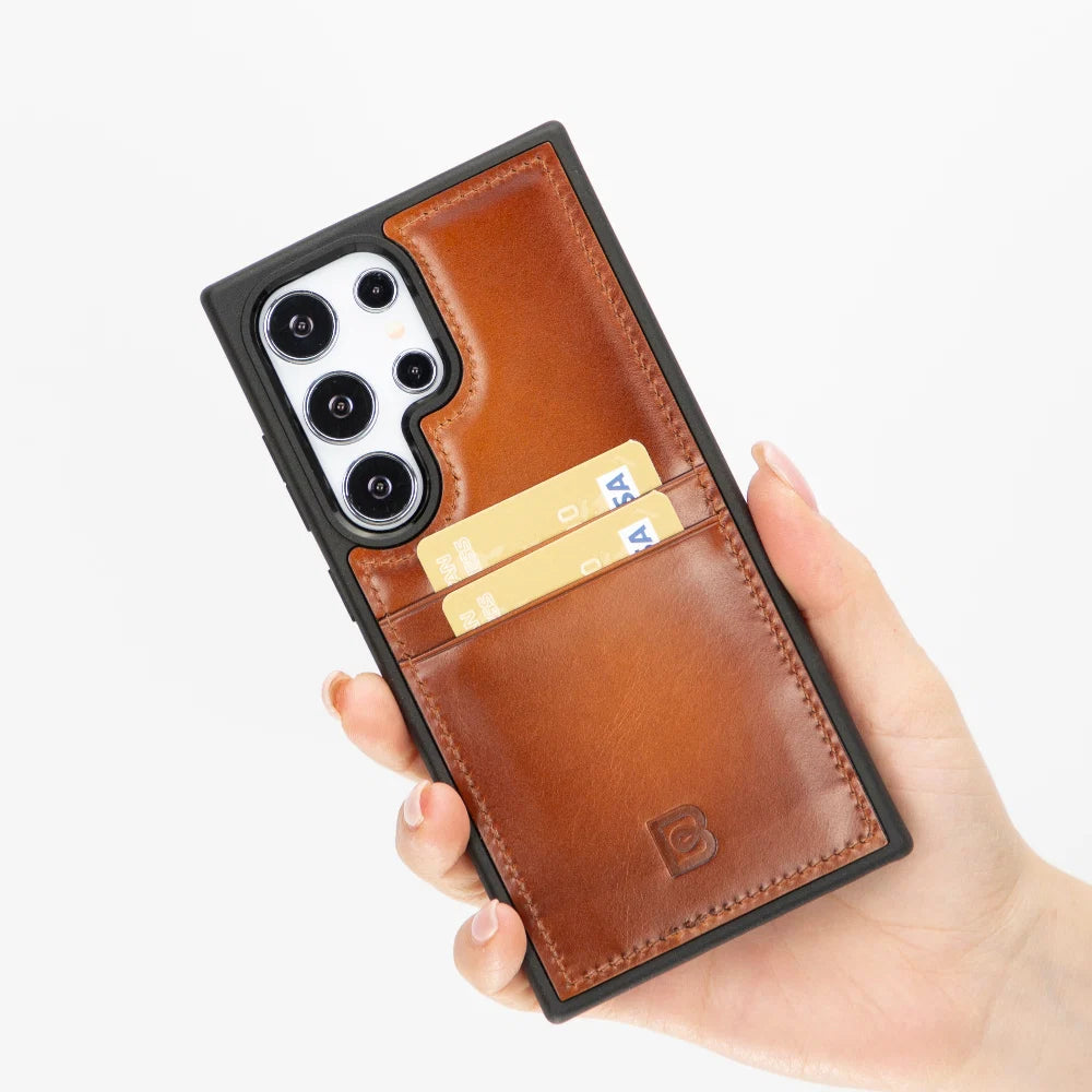 Bouletta Samsung Galaxy S24 Series Leather Case with Card Holder - FXCP