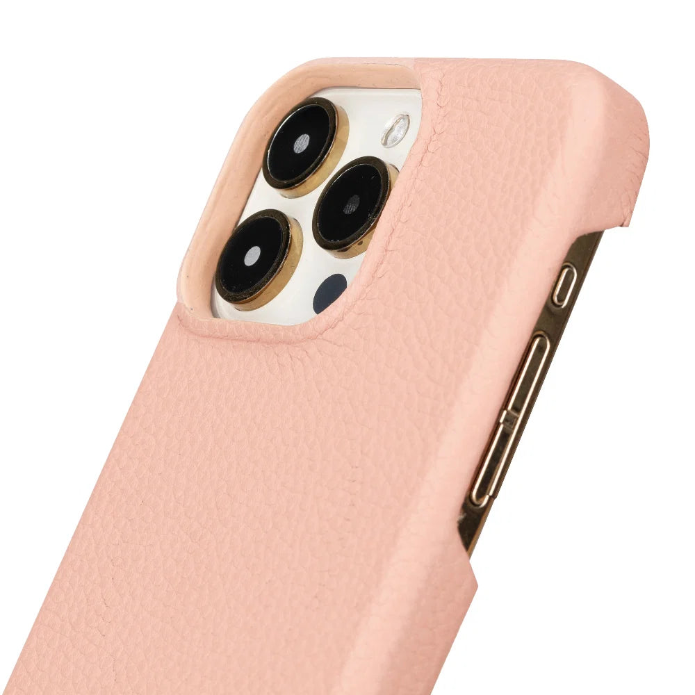 Bouletta Apple iPhone 15 Series Full Leather Coating Back Cover