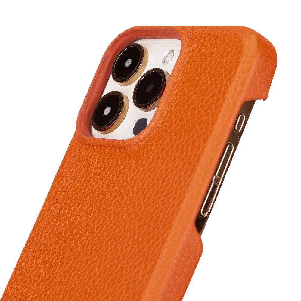 Bouletta Apple iPhone 15 Series Full Leather Coating Back Cover