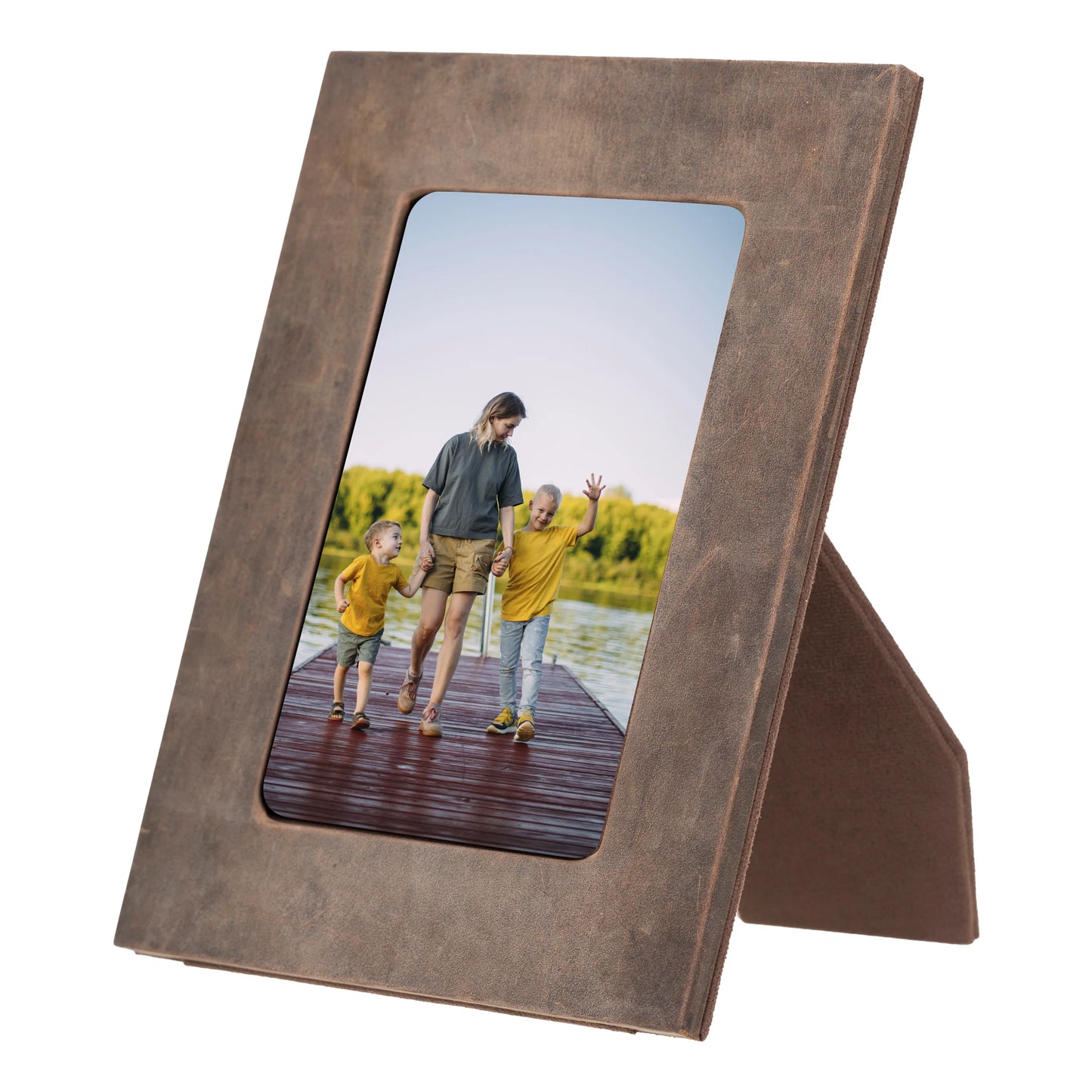 Live Leather Photo Frame