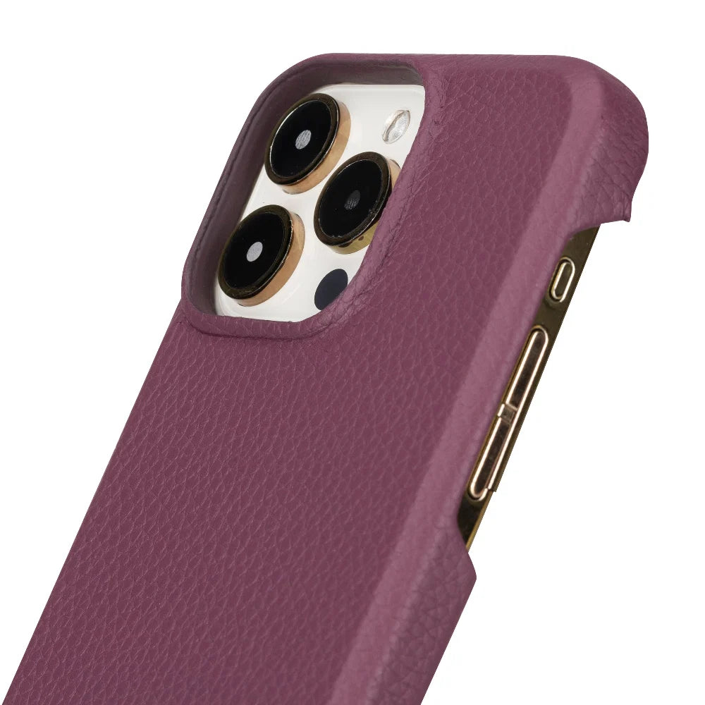 Bouletta Apple iPhone 15 Series Full Leather Coating Back Cover